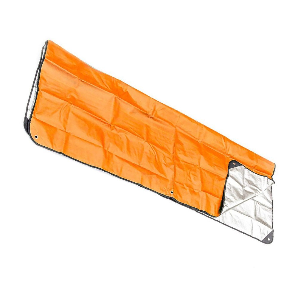 Outdoor Ehbo Nooddeken Slaapzak Isolatie Reflecterende Oranje Gealuminiseerd Film