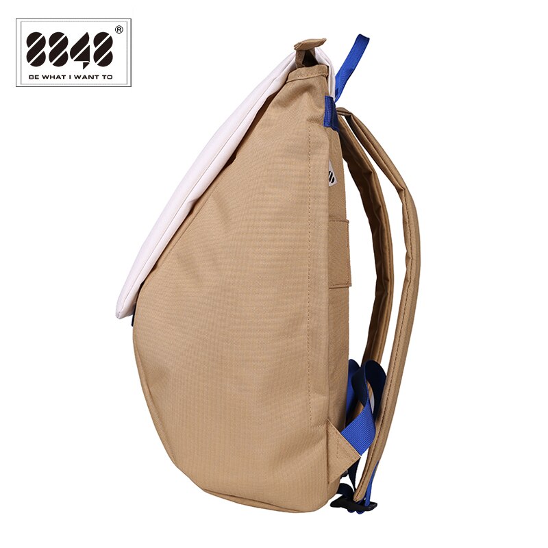 8848 preppy stil mænds rygsække vandtæt skoletaske stor kapacitet bærbare tasker mænd rygsæk flip taske mochila 126-048-003