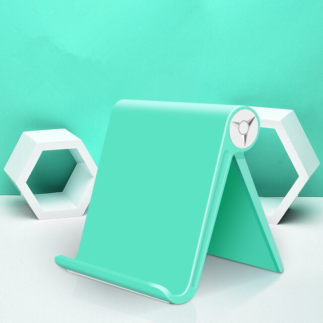 Tablet Stand Adjustable,Aluminum Desktop Stand Holder Dock Compatible 4-13 inch Tablet for iPad 9.7,10.5,12.9,Kindle: Green