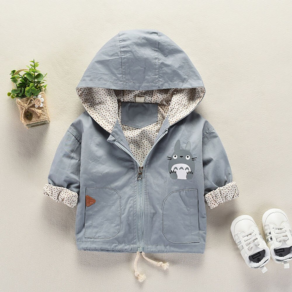 Baby overtøj forår og efterår slid 0-1-2-3 år gammel baby pige forårsjakke windbreaker baby drenge jakke børnefrakke