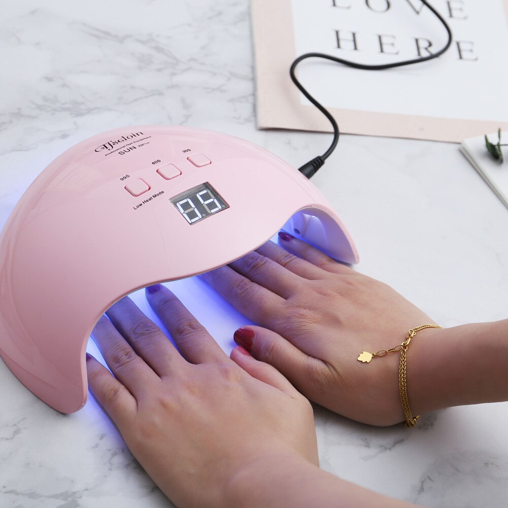 SUN X9 – lampe UV à 21 LED pour sécher les ongles, avec capteur, avec minuterie intelligente, blanc, rose, 48W