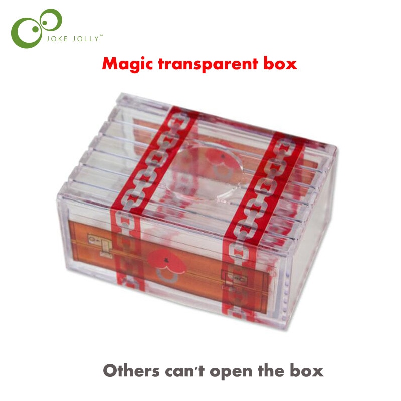 IQ Box Others can't open the transparent box Magic Trick for Child Adult Secret Drawer Brain Teaser Educational Toys LYQ