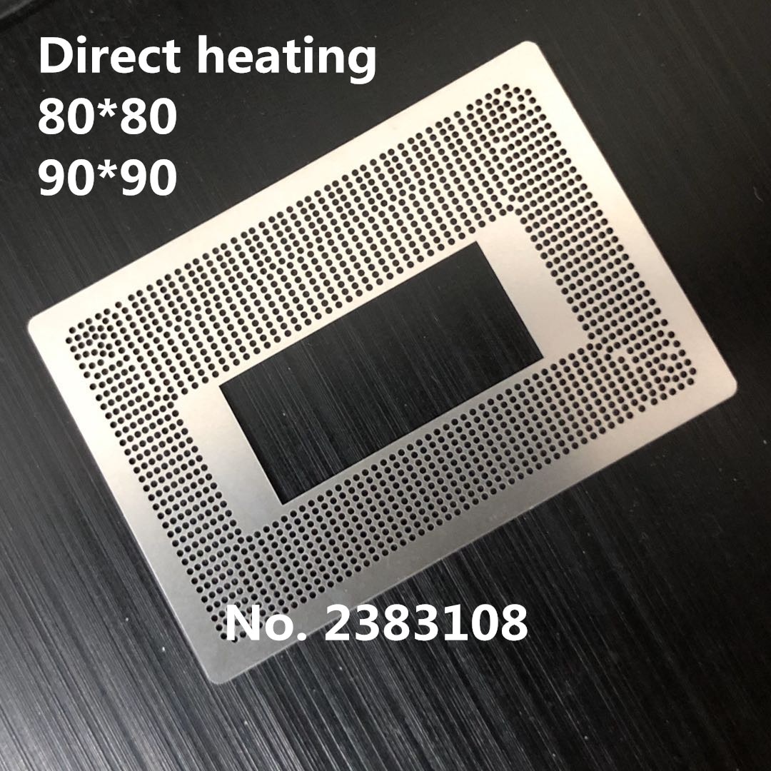 0.45MM Direct heating I9-9980HK SRFD0 SRFDO I9-9980H SRFD1 I7-6770HQ SR2QY QJR9 SR2FQ SR32S SR32K E-2176M SR3YX CPU BGA Stencil