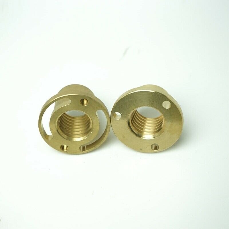 2PCS Milling Machine Tools Accessories Longitudinal Brass Feed Y Axis Nut Mill Parts