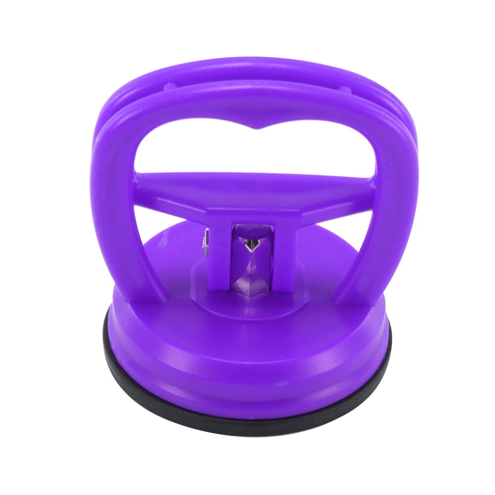 Abedoe mini bil bule reparation remover puller sugekop auto karrosseri panel suger remover værktøj bildør håndværktøj 8 farver: Lilla
