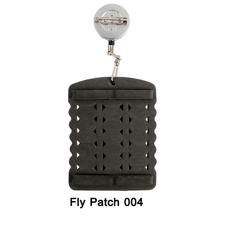 Maximumcatch Ripple Foam Fly Patch met Zinger Retractor Drinkbaar Vliegvissen Accessoire: Fly patch 004 1pc