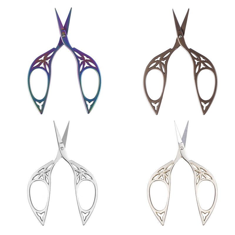 1pc sysaxar för handarbete tygklippning rostfritt stål retro klassisk vintage antik broderi sömnad skräddarsax