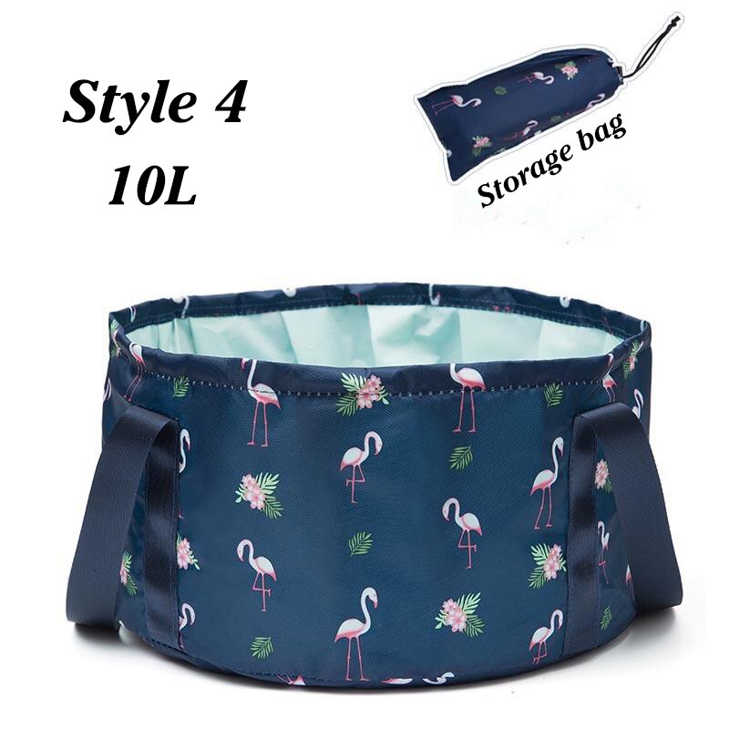 Składana umywalka podróżna umywalka kempingowa wiadro wędkarstwo składana umywalka kąpiel stóp zlew koszyk na pranie Spa kąpiel stóp wiadro do kąpieli: Styke 4