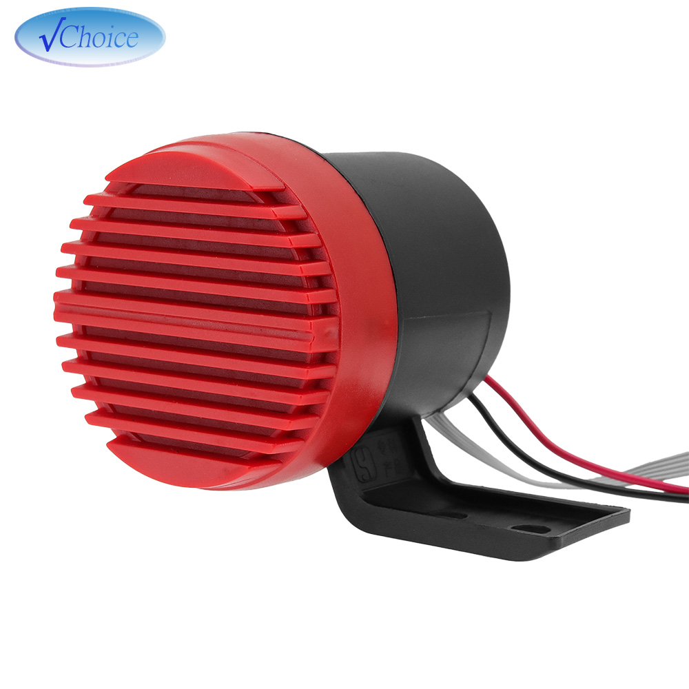 Klaxon de recul drôle pour voiture, alarme de barrage de voiture, moto, aboiement de chien, haut-parleur 4 sons, accessoires de klaxon, iode, 12V, 24V
