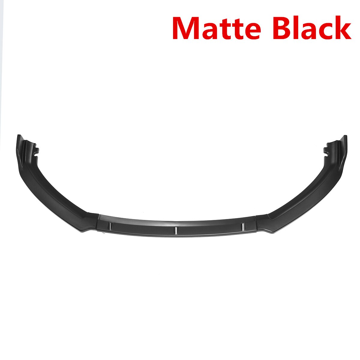 Bumper Lip For Focus 3PCS Car Front Bumper Lip Splitter Diffuser Guard Protection Body Kit Spoiler For Ford For Focus: Matte Black