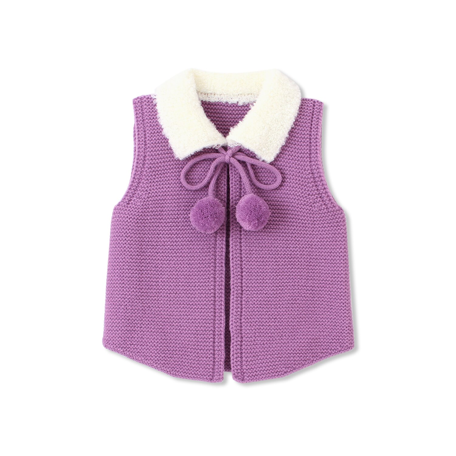 Gilet en tricot sans manches pour bébés garçons et filles, pull coréen décontracté en laine pour enfants