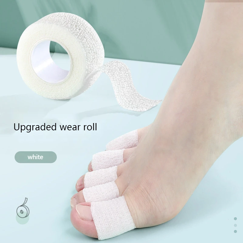 1 Rolle Fersenschutz für Schuhe, Zehenschutz für High Heels, Anti-Verschleiß-Schutz, Schmerzlinderung, Fußpflege, Schuhaufkleber, Zubehör: schwarz