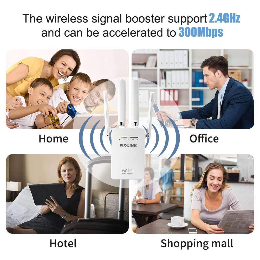 300 mb/s bezprzewodowy Router Wi-Fi bezprzewodowy dostęp do internetu wzmacniacza wzmacniacza Extender daleki zasięg sieci domowej 802.11b/g/n RJ45 2 porty punkt dostępu
