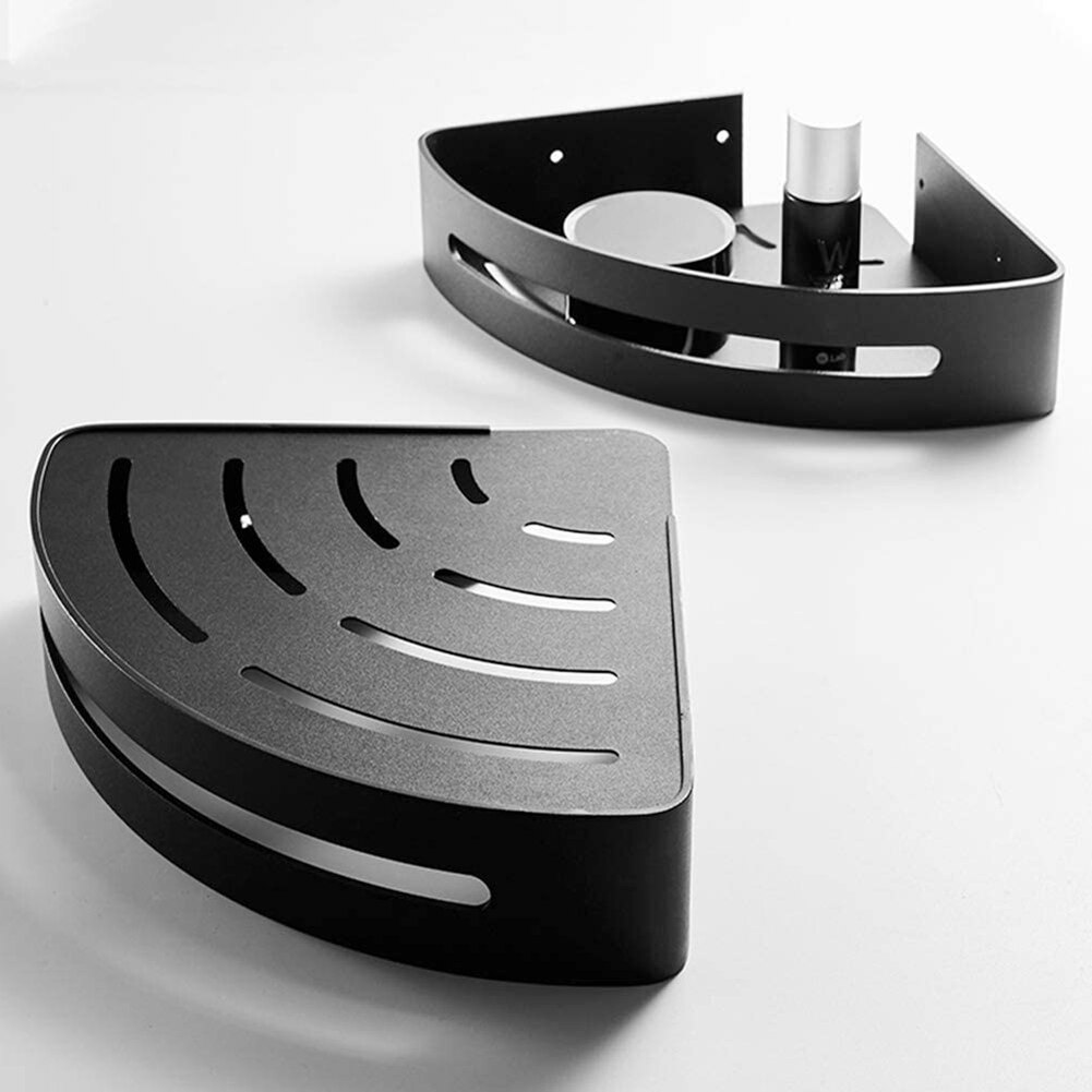 Self-adhesive Wall Triangular Shower Shelf Bathroom Corner Shelf Bath Rack Shampoo Storage Holder Organizer Shelves