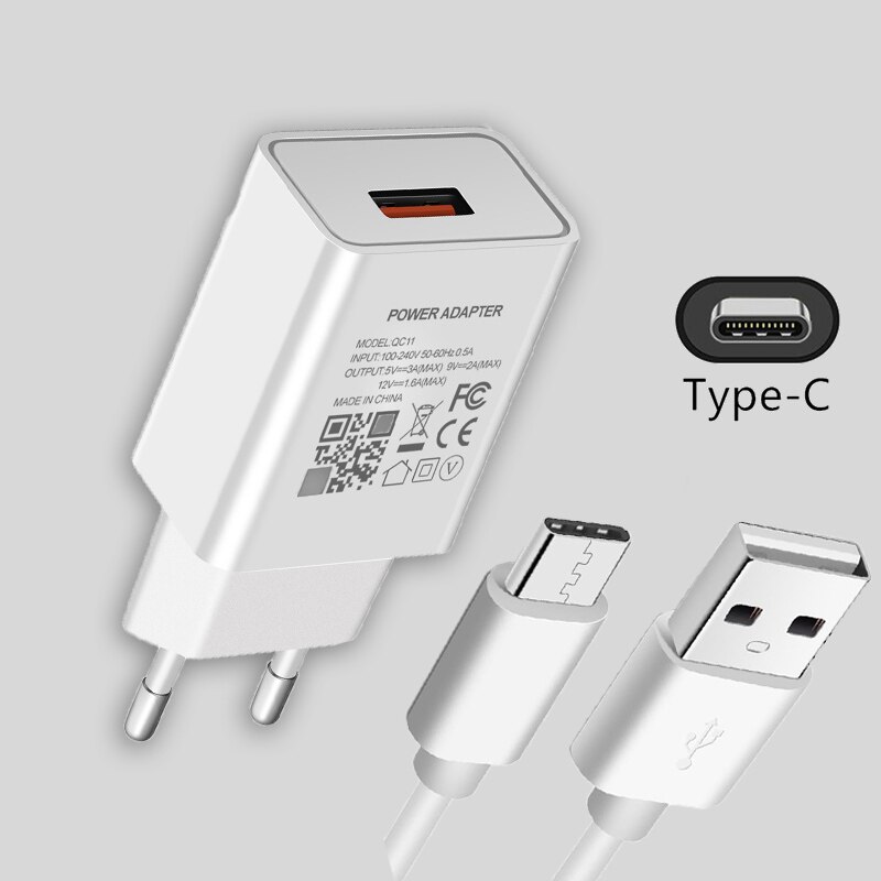 Dla Xiaomi Mi Poco X3 NFC M3 F3 F2 Pro Redmi 9T telefon komórkowy szybkie ładowanie 3.0 9V 2A szybka ładowarka ue wtyczka ścienna kabel USB typu c