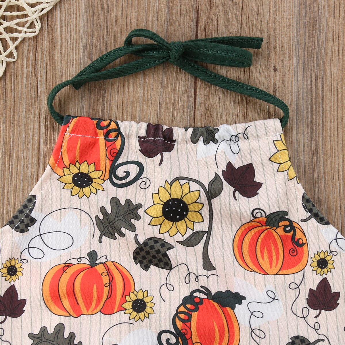Citgeett Sommer 0-24M Säuglings Baby Baby Mädchen Junge Halloween Overall Sleeveless Kürbis Striped Halter Backless Overall Romper