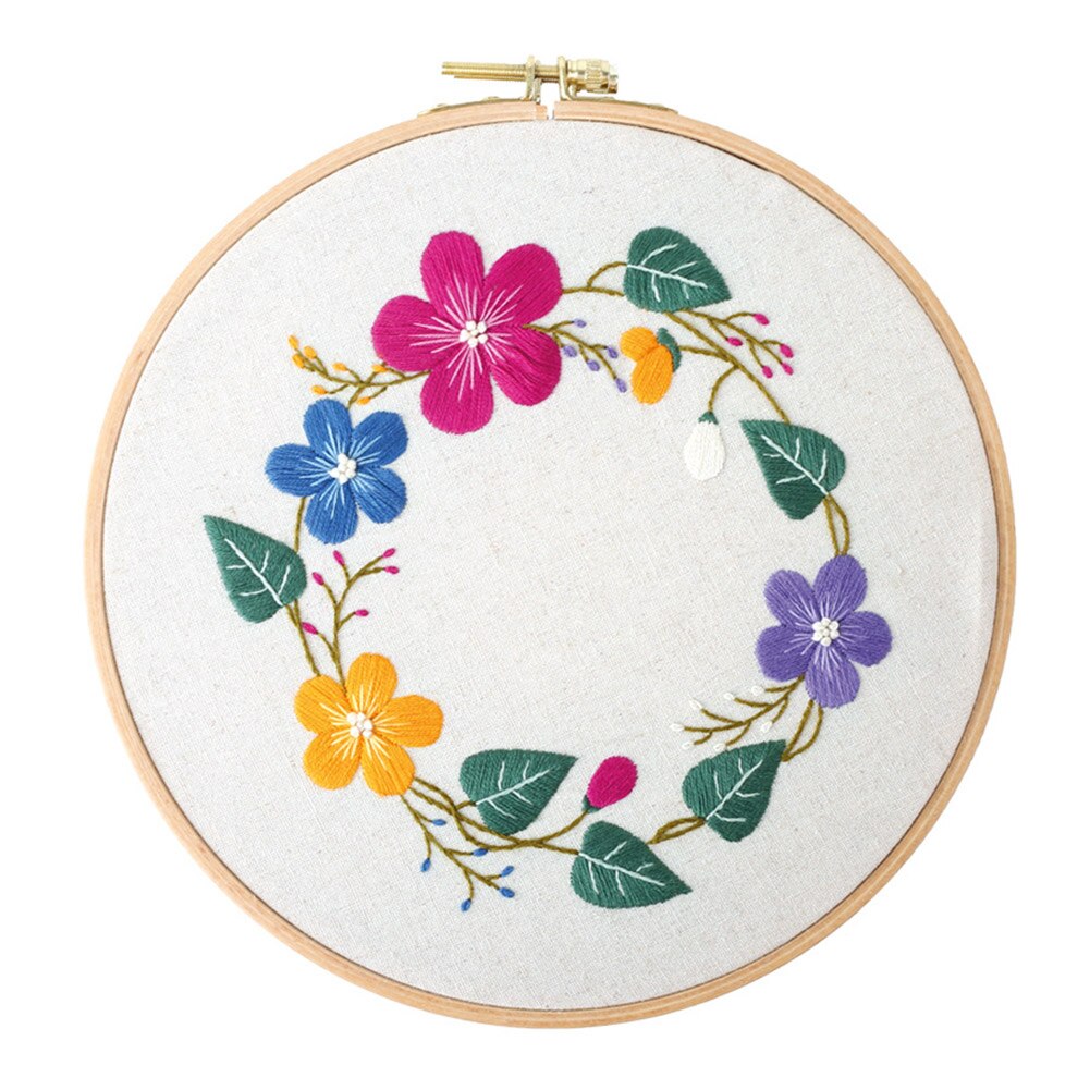 Handwerk Diy Stempel Bloem Pauw Handwerken Diy Katoenen Draad Borduurwerk Ingelijst Borduurwerk Kit Handwerken Craft: G