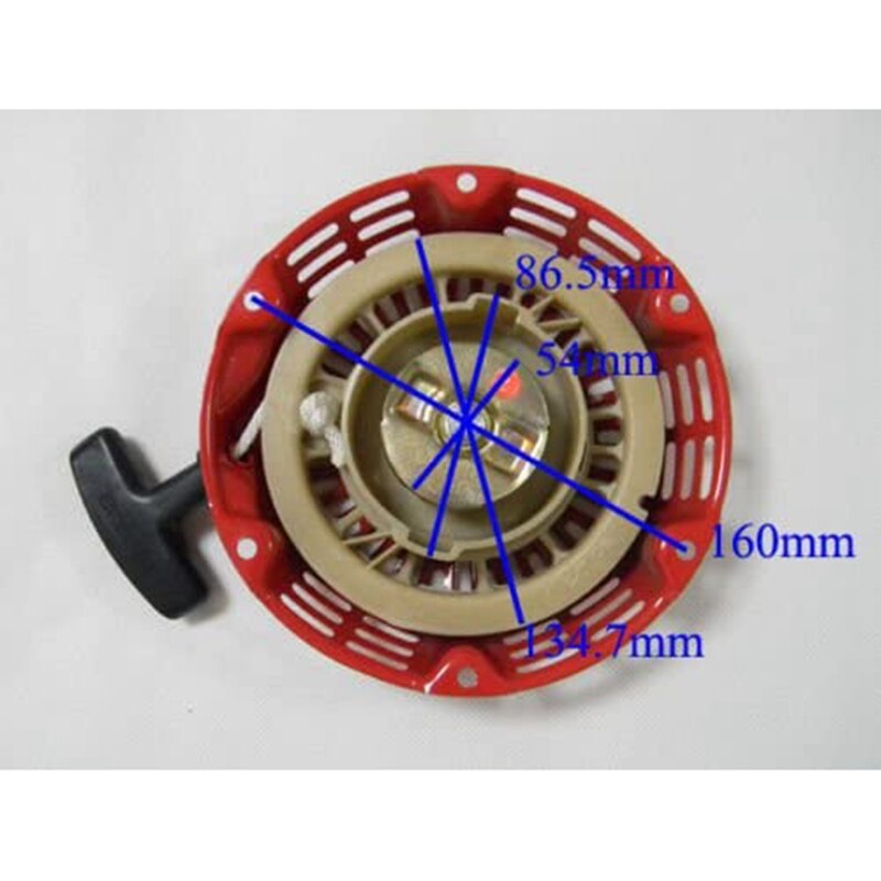 Replacement Pull Recoil Starter Start Cup Assembly for Honda GX160 Generator Lawn Mower Replacement Parts