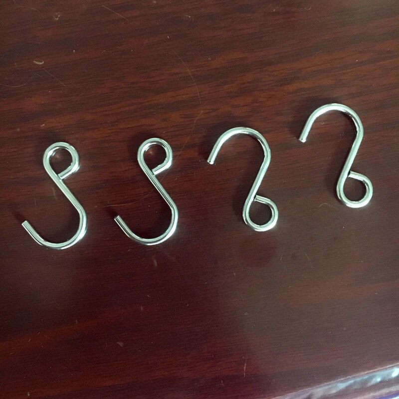 S hook mouths s-shaped hook s stainless steel hook belt hook
