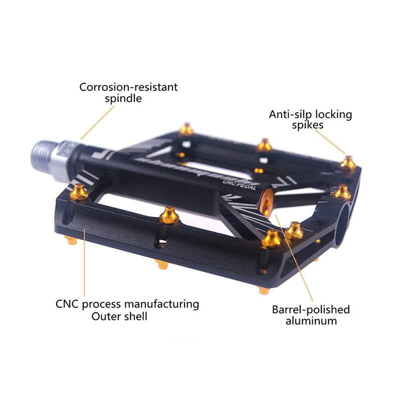 Aluminium Fiets Palin Pedaal Racefiets Pedalen Ultralight Mountainbike Pedaal Fiets 4-Lager Anti-Slip Pedaal Fiets accessoires