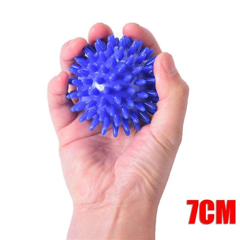 Tpr Vier-Vinger Hand Grip Bal Revalidatie Primaire Training Zachte Vinger Strengthener Massager Bal Workout Van Huis: Blauw
