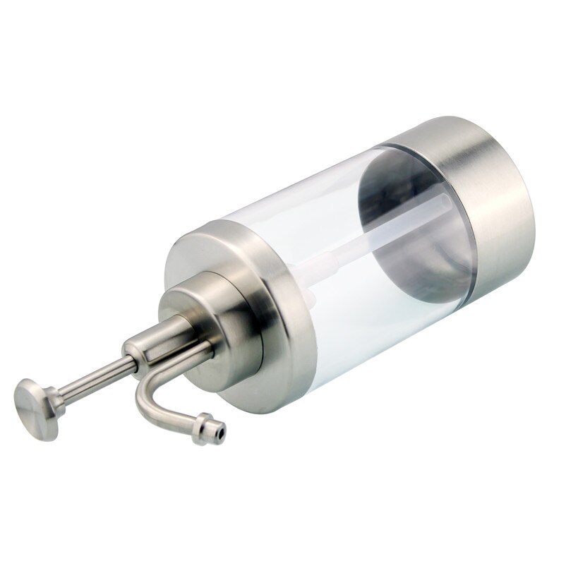 Liquid Soap Dispenser 304 Stainless Steel Brushed Pump Bottle Kitchen Countertop Accessory Home Decor