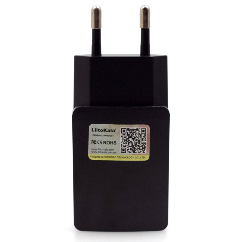 LiitoKala Lii-100 Inteligentna Ładowarka do Baterii AA AAA 18650 18350 26650: Wtyczka 5V 2A