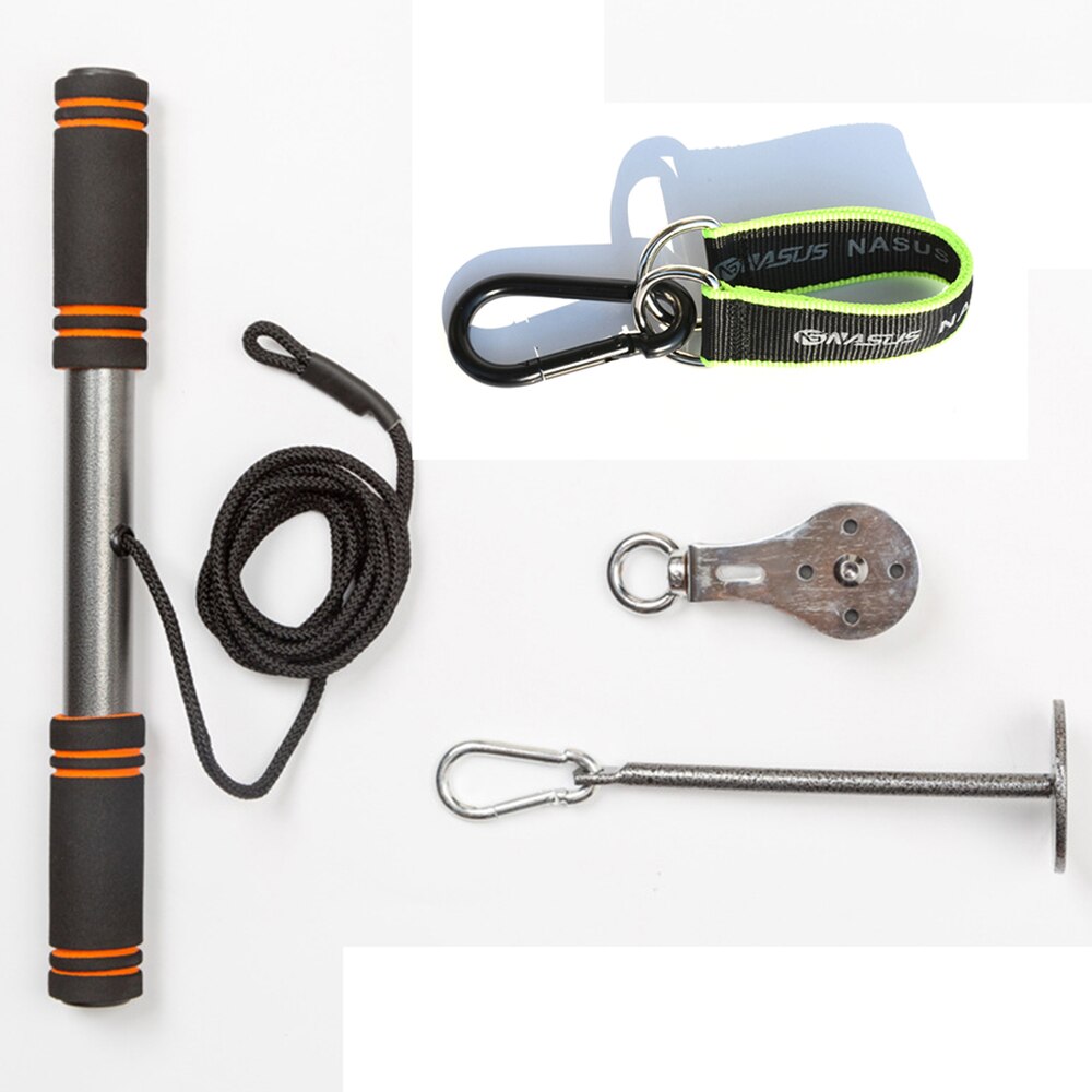 Mænd arm styrke udstyr fitness udstyr high pull stang jack stang pulley håndvægt sportsudstyr