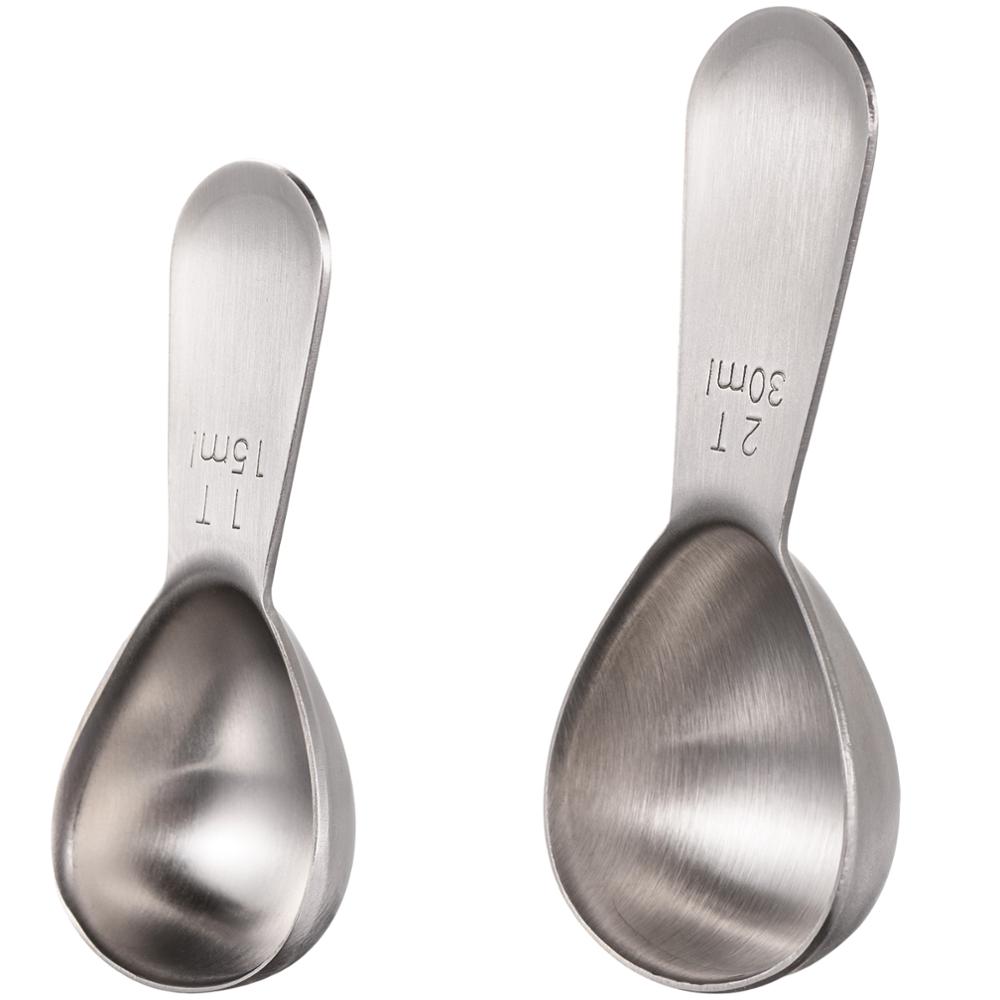 U-taste-cuchara de café de acero inoxidable, utensilios de cocina, 15 ML, 30 ML