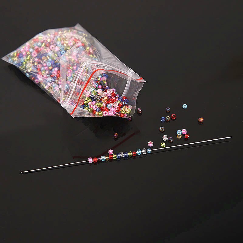 30Pcs Kralen Naald Big Eye Gebogen Open 80Mm 100Mm 120Mm Diy Lange String Cord Sieraden Maken gereedschap Metalen Pinnen Naalden