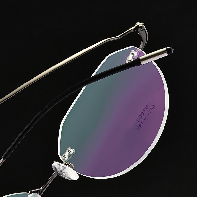 Monture de lunettes en alliage de titane ultralégère pour hommes et femmes, monture carrée, Prescription de myopie, verre optique pour les yeux