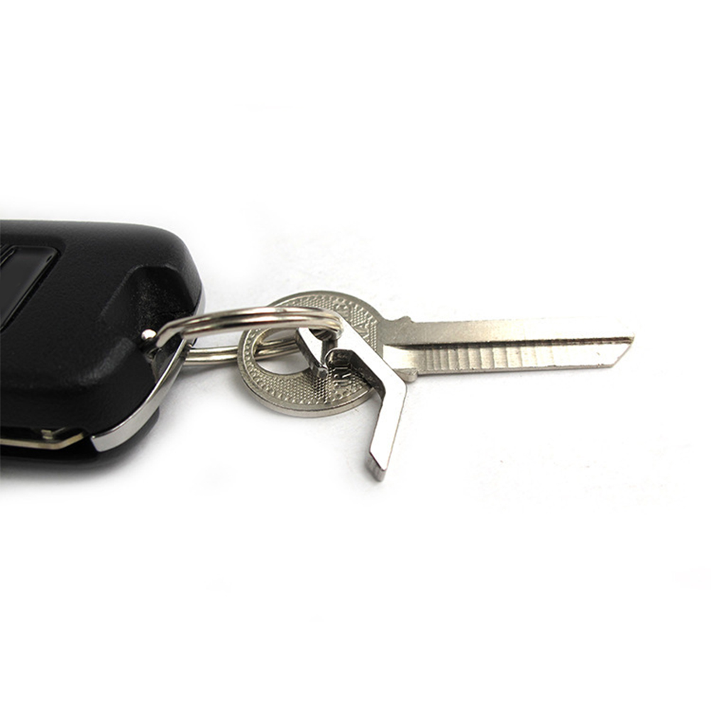 1pcs Stainless Steel Beer Bottle Opener Mini Keychain Key Ring Small Bottle Opening Tool Keyring