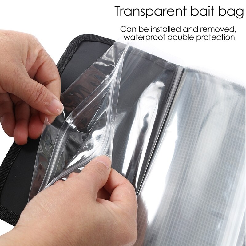 Fishing Bait Bag Waterproof Portable Fishing Bait Finishing Storage Bag Box Soft Bait Storage Bag Fishing Tackle Bag