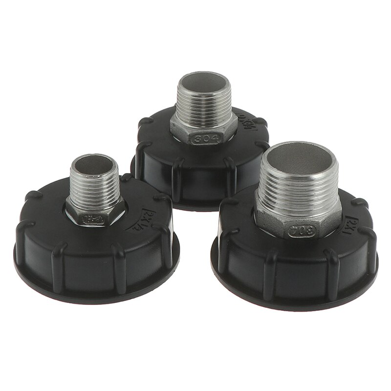 1/2 inch 3/4 inch 1 inch Thread IBC Tank Adapter Tap Connector Replacement Valve Fitting For Home Garden Water Connectors