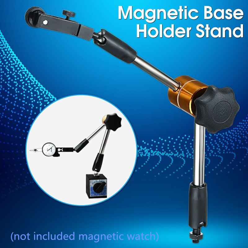 Universal Flexible Magnetic Metal Base Holder Stand Dial Test Indicator Tool For Dial Indicator Flexible arm Holder