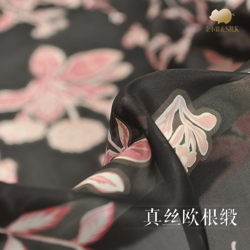 Tissu en soie de mûrier biologique naturelle, lisse et délicat, pour robe de chemise, vêtements pour femmes, tissu au mètre, Express, couture