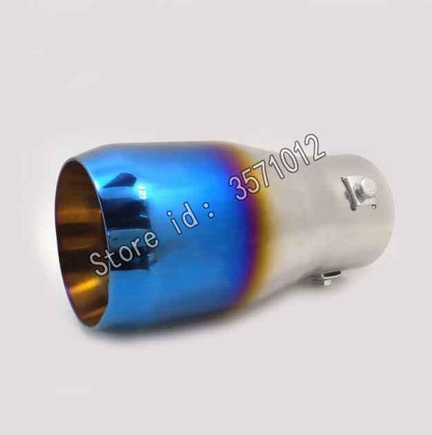 Car cover muffler exterior back end pipe dedicate exhaust tip tail outlet ornament vent part 1pcs For Toyota RAV4: A1073Ba76