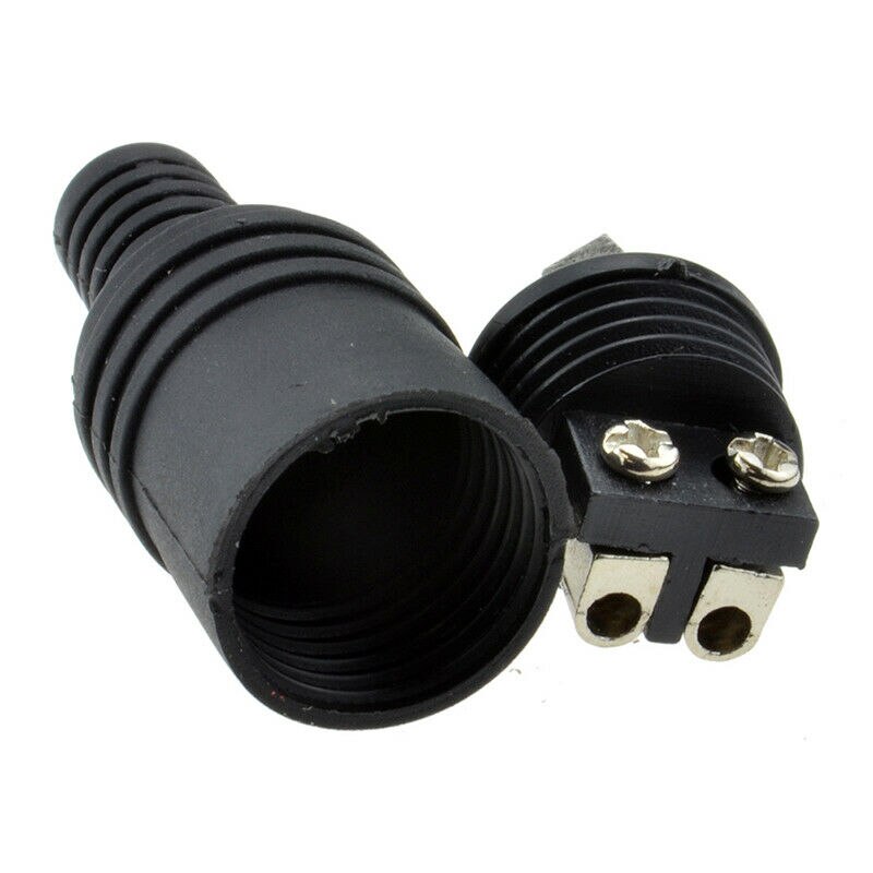 2 Stks/partij 2 Pin Din Socket Speaker En Hifi Connector Schroef Terminals Audio Lamp Power Signaal Plug