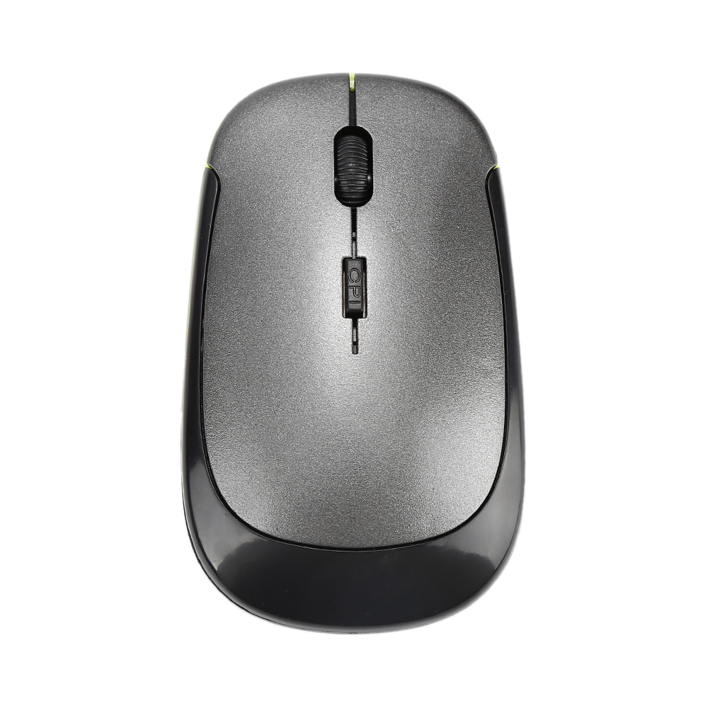 2.4GHz Wireless Mouse Optical 4 Buttons Mouse Gamer USB Receiver 1200DPI Wireless Mouse Gaming Mouse For Laptop Computer: Gray