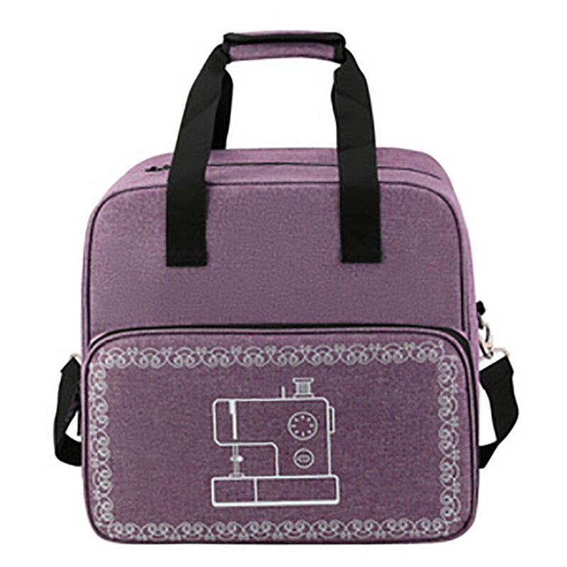 Tool Carrying Case Big Capacity Cutting Machine Supplies Storage Bag For Cricut Explore Air 2Knitting Needle Household Organizer: Purple-new