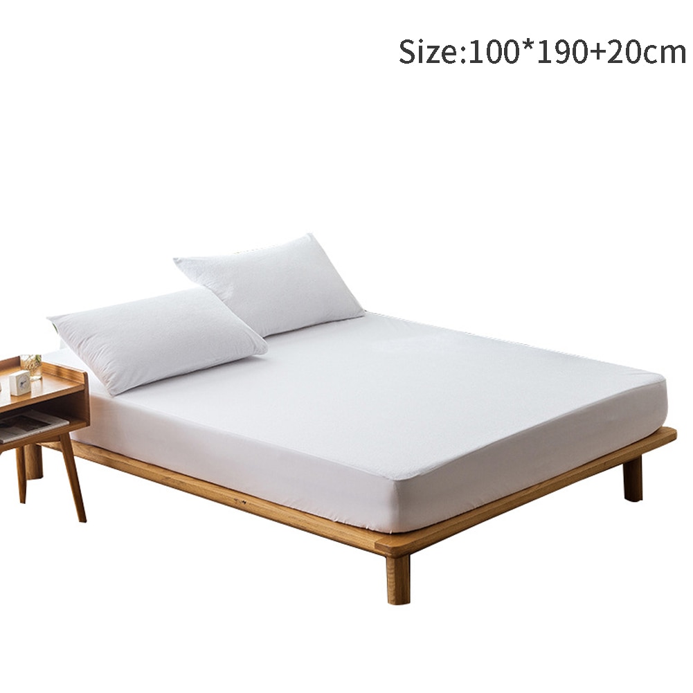 Water Absorberende Elastische Hotel Effen Beddengoed Waterdicht Protector Schimmelbestendig Wasbaar Matras Cover Stofdicht Thuis
