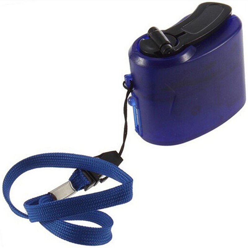 Chorro de cargador de emergencia DC 6V 300mA USB manivela Dinamo Manual teléfono celular para MP4 tableta del teléfono móvil fuente de alimentación al aire libre