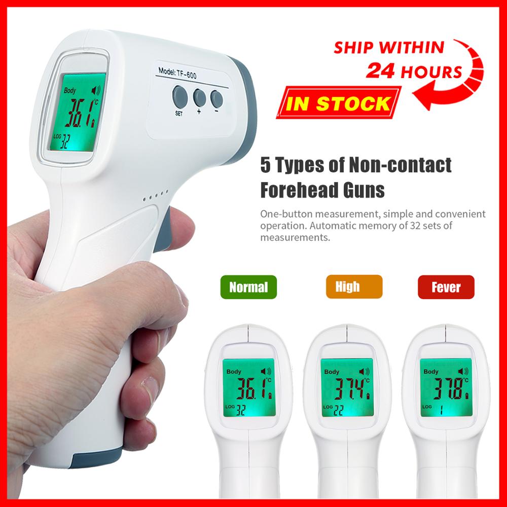 Non-Contact Digitale Infrarood Thermometer Meting Non-contact Infrarood Thermometer W/Lcd Backlight Voorhoofd Gun