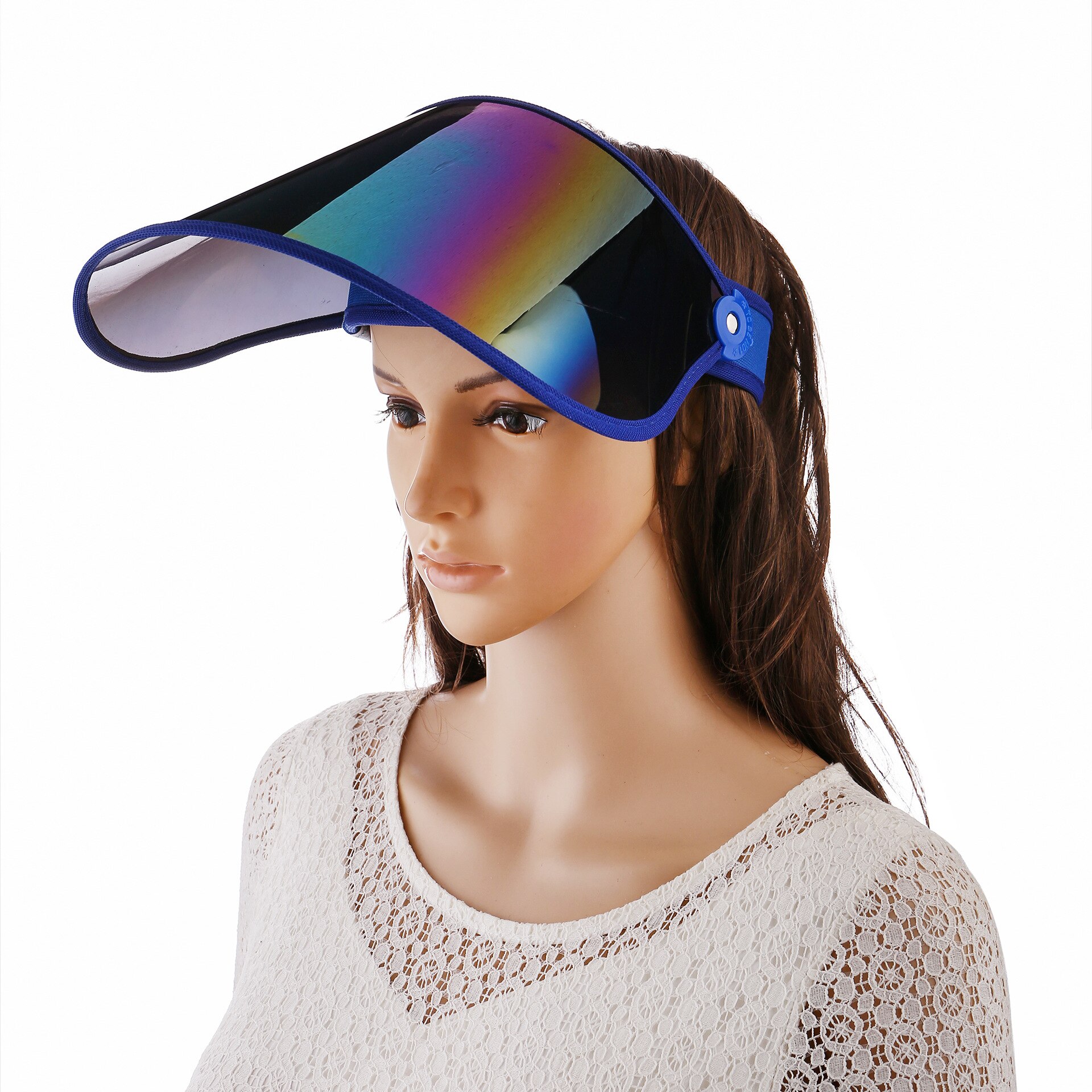 Unisex casual zomer hoeden dames heren zonnepet snoepkleur transparant lege tops baseball petten plastic pvc zonnescherm hoed klep petten