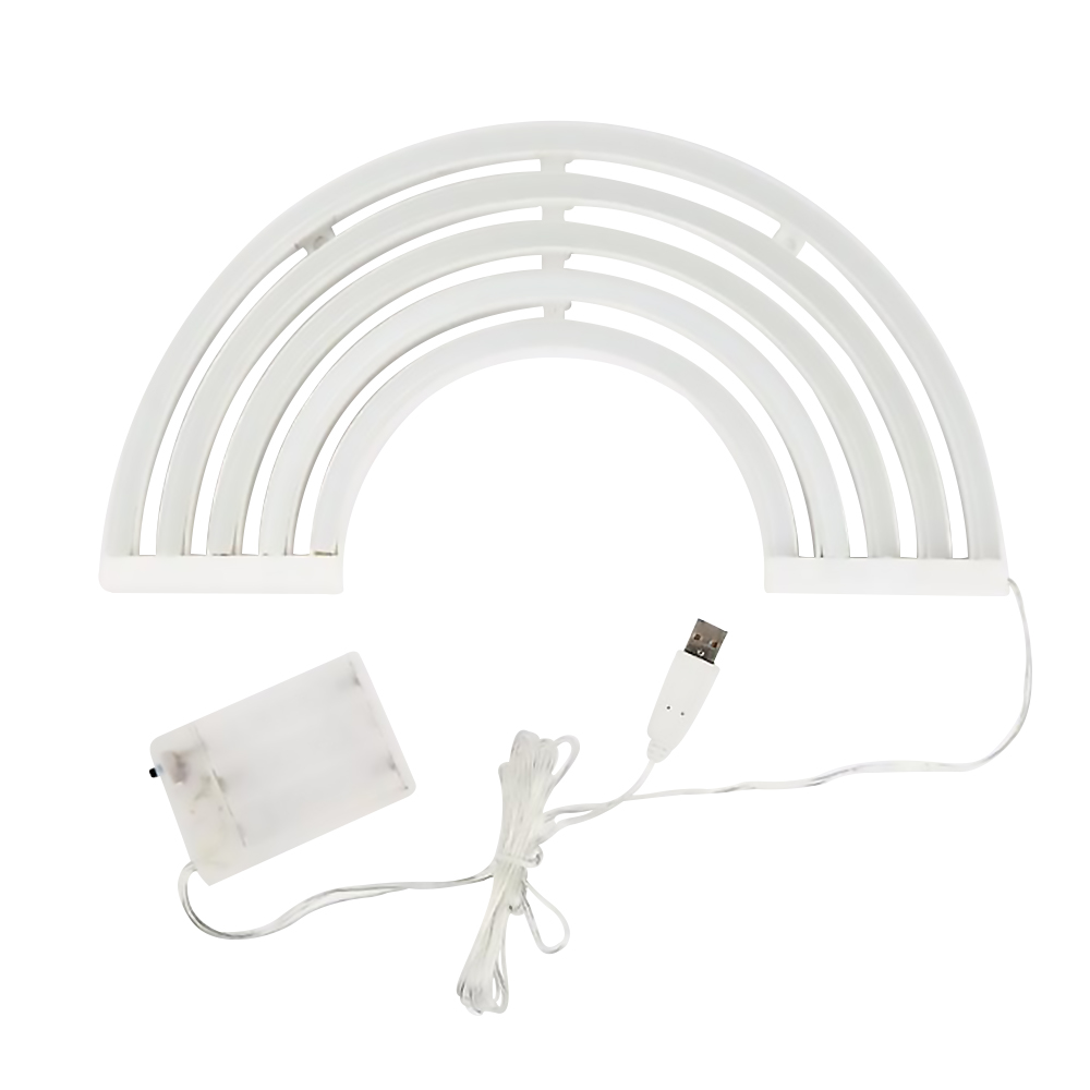Lampe néon Led arc-en-ciel lampe | Lampe néon, lumière de nuit, lampe de noël, de mariage, de , de chambre d'enfants, décorations de maison: Default Title