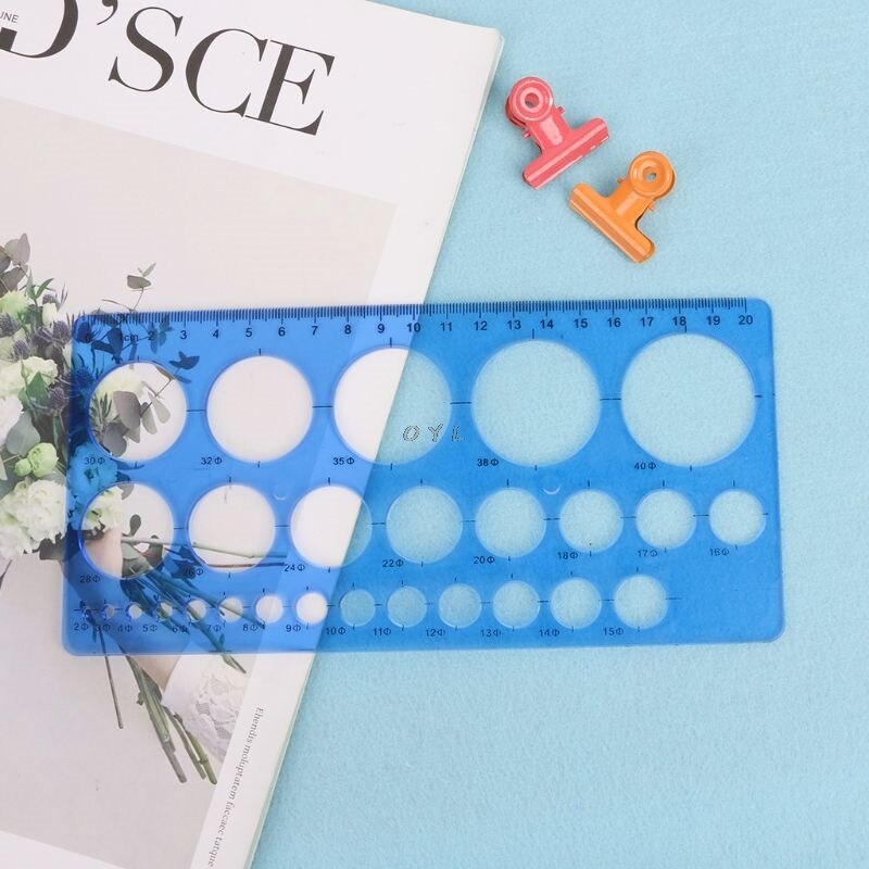 1 Pcs/Set Plastic Spirograph Geometric Ruler Learning Drawing Tool Stationery For Student Drawing Set