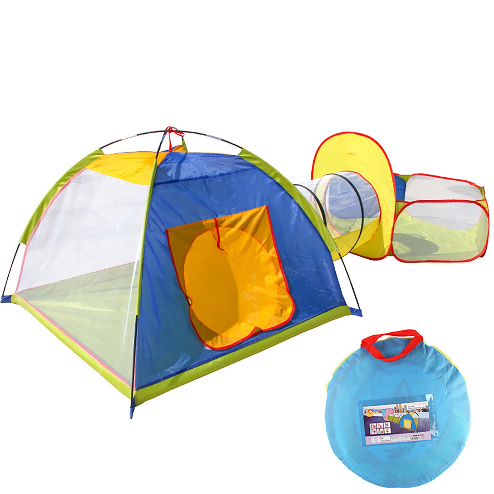 Kinder indoor und outdoor klettern ball pool drei stück rohr zelt Kind Tipi Zelt Große Baby Laufstall Kinder geburtstag: A