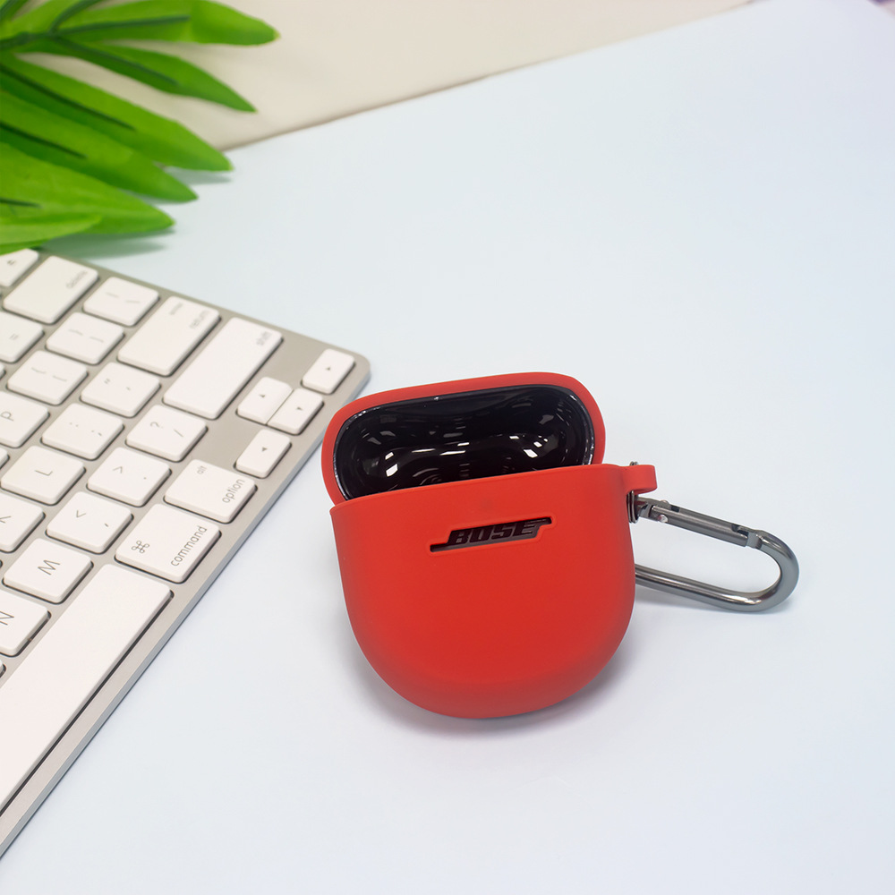 Silikonowe etui robić słuchawek Bose QuietComfort Earbuds II Bluetooth etui na słuchawki Pokrowiec ochronny na słuchawki BOSE QC Earbuds 2