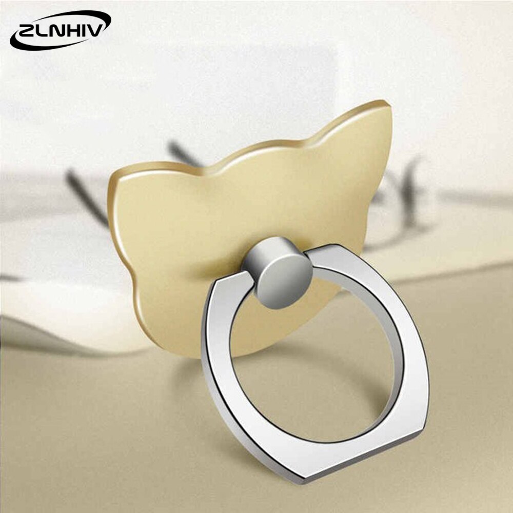 ZLNHIV handy halter ständer zubehör ring halterung für iphone grip unterstützung zelle handy finger halter runde unterstützung schreibtisch: C-Gold