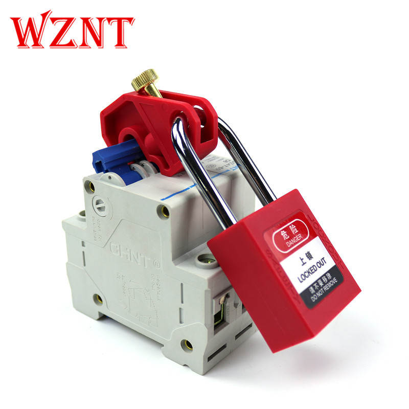 5pcs breaker lockout lock dogs, MCB lock ,toggle lock safety circuit breaker lock, tool-free lockout